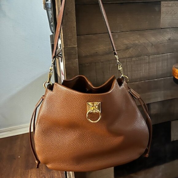 Mulberry Iris Hobo (medium) heavy grain leather in Chestnut - Picture 5 of 11